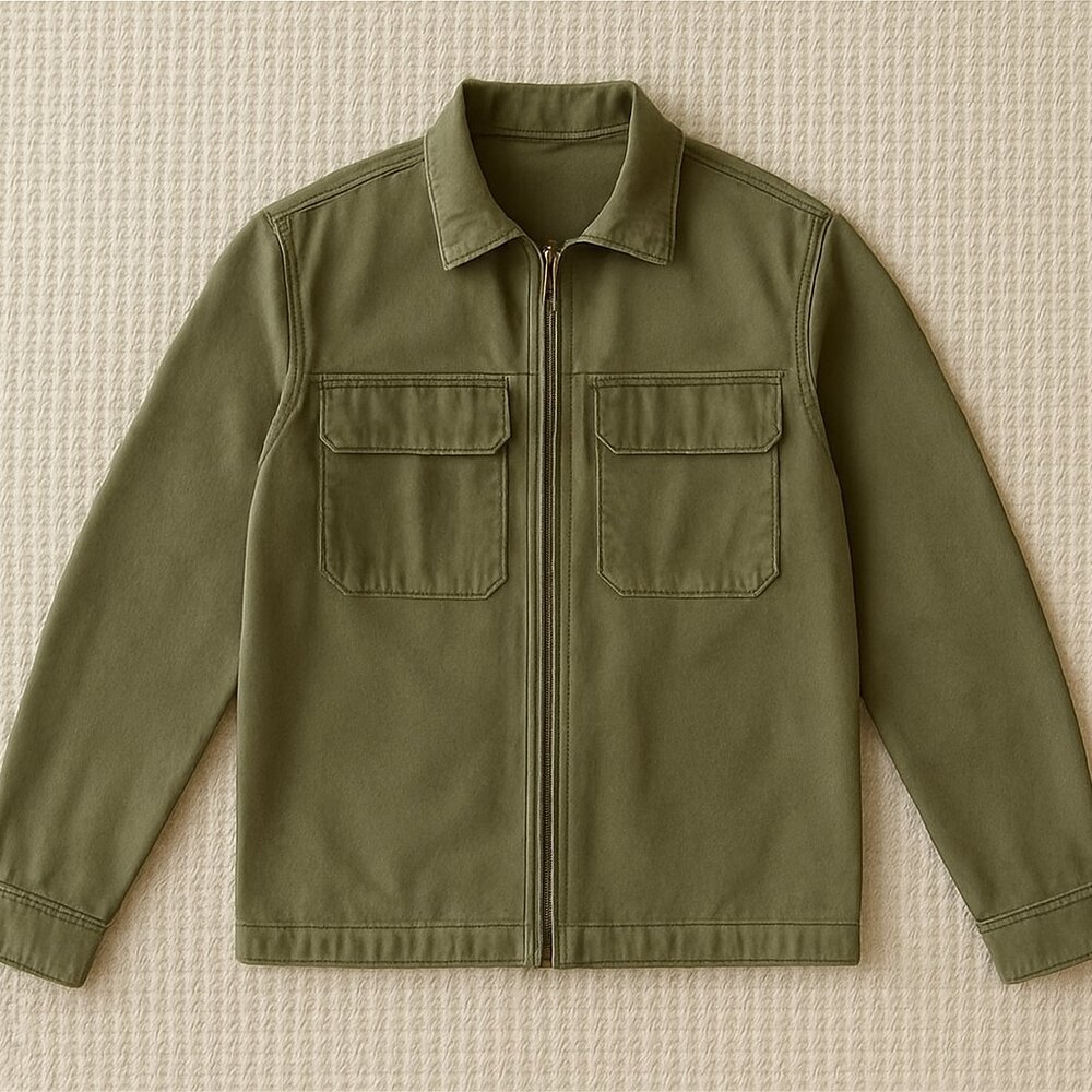 H&M Jacket in Olive Green